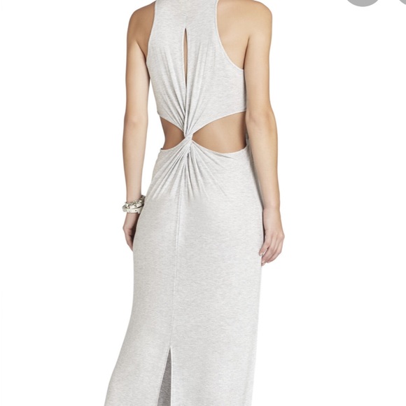 NWT BCBGMAXAZRIA Whitnee Double Twist Back Dress - Picture 6 of 6